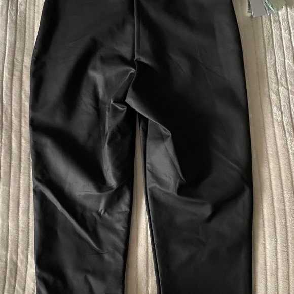 OFF-WHITE Leather Style Leggings BNWT - Size 40 - Picture 7 of 7